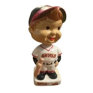 Vintage 1960s California Angels Baseball Bobblehead Nodder Figurine Collectible